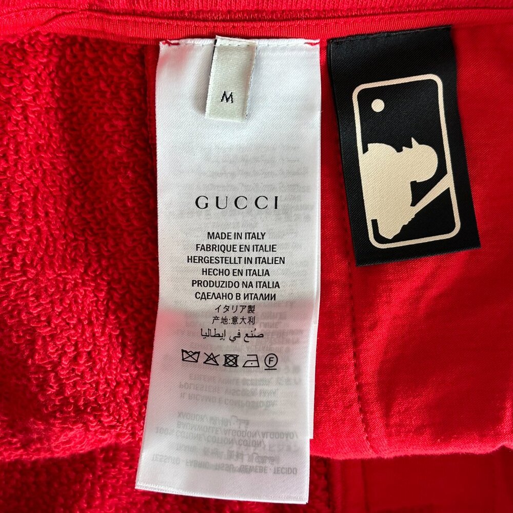 Gucci MLB Red & White San Francisco Giants Logo Shorts - Picture 4 of 7